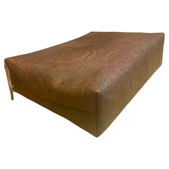 Vintage Etro Paisley Coated Canvas pouch / clutch/ shoulder bag - Picture 5 of 8